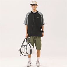 2025夏季新款男装日系潮牌印花圆领宽松短袖休闲T恤半袖T870-F44，男装T恤，电商A101（原外27）