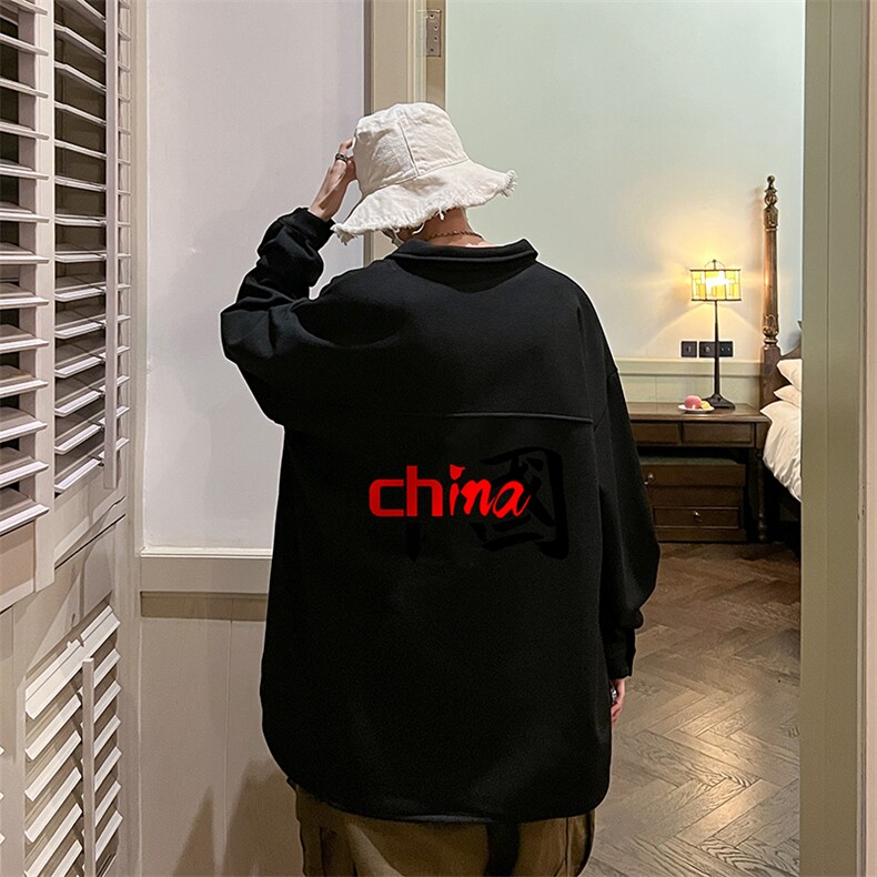 控58加厚加绒衬衫男大码长袖衬衣男外套HC79189-P38加绒款-P48,男装衬衫,电商A040