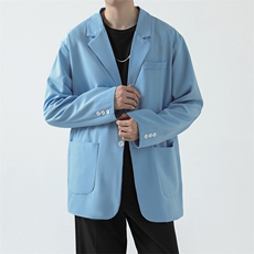 高级感小西装春秋季男士痞帅外套西服217-2-XF2302-P75，男装西服套装，星座217-2