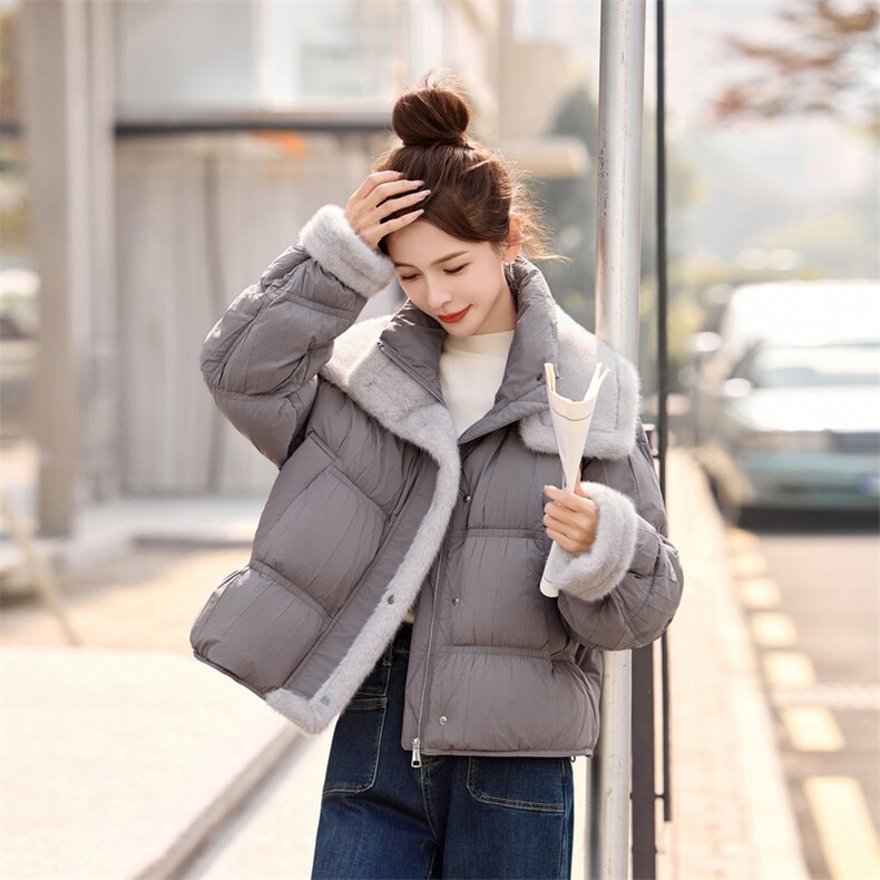 【现货！！！！】好看的羽绒服女,女装羽绒服,素月