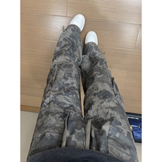 B221美式ins高品质多口袋休闲迷彩工装裤子LK24256-特P48控78，男装休闲裤，电商B221