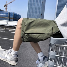 速干运动短裤男2024新款夏季大码中裤子宽松休闲五分裤K5312-P37，男装牛仔裤，星座412-3