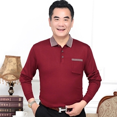 2023新款春秋季卫衣男纯色中年薄款宽松运动休闲翻领男士上衣，男装卫衣，电商B212（原钱塘6029）