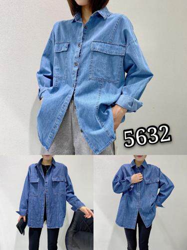 5632款牛仔衬衣秋季，其它，古泥