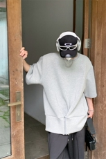特P45无差价夏季新款潮流设计拉链短袖T恤-HT10187港风，男装T恤，电商A003