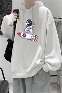 WY2158-P35 纯棉连帽卫衣男大码运动帽衫宽松薄外套男图片