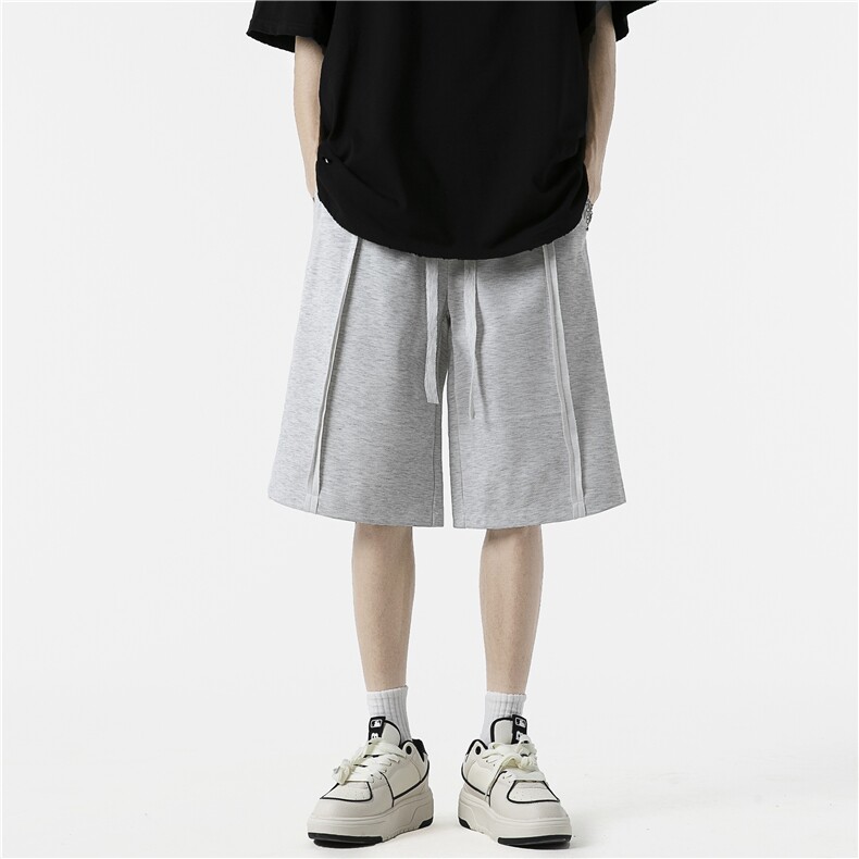 抖音品质夏季新款潮流设计宽松休闲短裤B315-K24134-特p25控48,男装休闲裤,电商B315