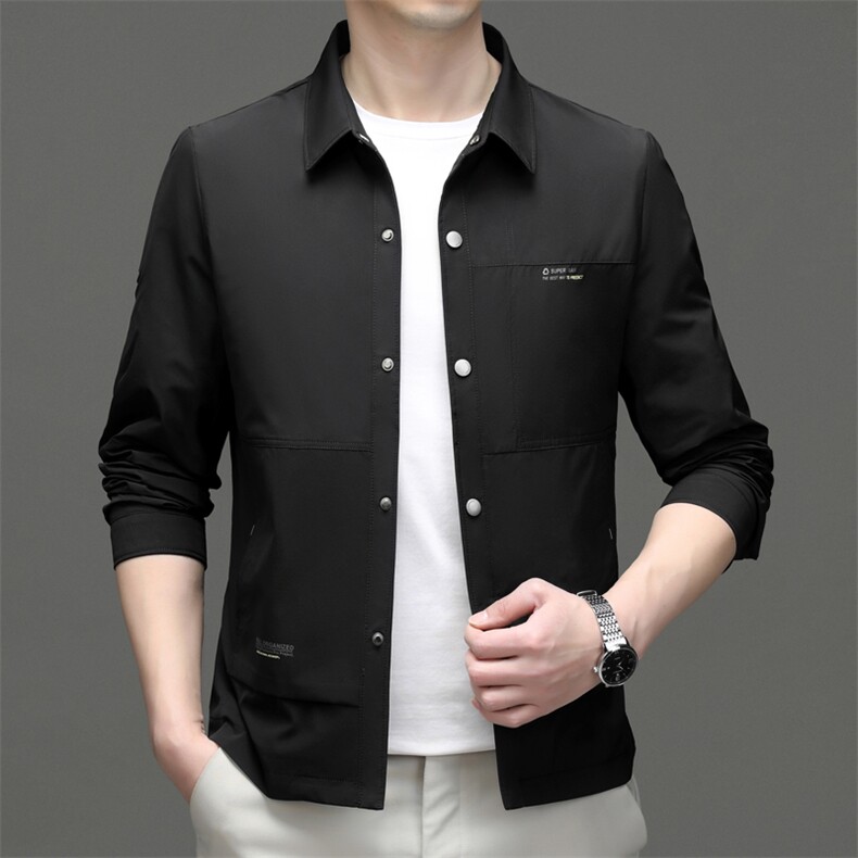 M2389-109钱塘2020-3春季新款男士时尚翻领夹克商务休闲外套P115,男装夹克,钱塘207-3