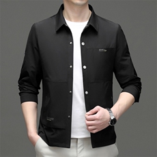 M2389-109钱塘2020-3春季新款男士时尚翻领夹克商务休闲外套P115，男装夹克，钱塘207-3