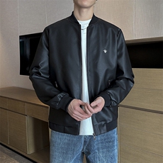 新款男士潮酷机车夹克PU防水面料1409-6807-P58，男装夹克，星座1409