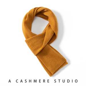 已质检-山羊绒Cashmere围巾短款加厚粗针针织围脖可亲子/情侣图片