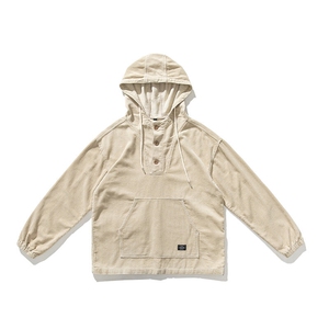 PL211 灯芯绒连帽口袋夹克图片