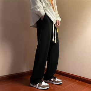运动卫裤男春秋潮流时尚直筒裤宽松潮牌痞帅炸街休闲裤K3298-P24图片