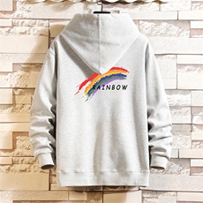 KS21064-P38连帽开衫卫衣男运动外套大码班服砖墙挂拍，男装卫衣，电商A040A