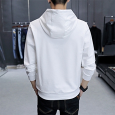 男大码刺绣套头连帽卫衣5032-1_357(M-4XLP555XL-9XLP65)，男装卫衣，星座1516-1
