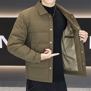 男士羽绒服2025冬季新款轻薄保暖防寒休闲百搭外套图片