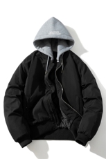 现货3色欧美街头酷炫棒球服飞行服夹克棉服外套，男装棉衣，电商A105