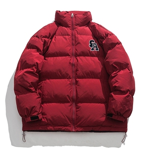 冬季新款宽松面包服港风青春立领棉服男纯色棉衣外套MY9067-P100图片