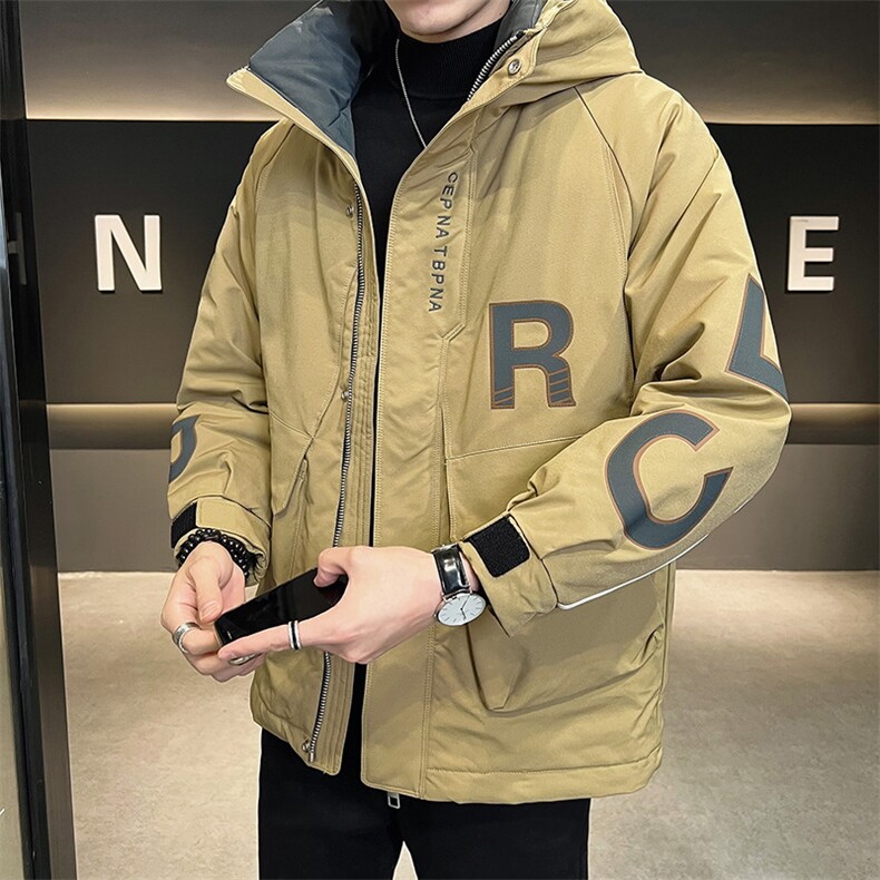 店主风50%灰鸭绒2022冬装新款派克服羽绒服男连帽YR228039,男装羽绒服,电商D240-242