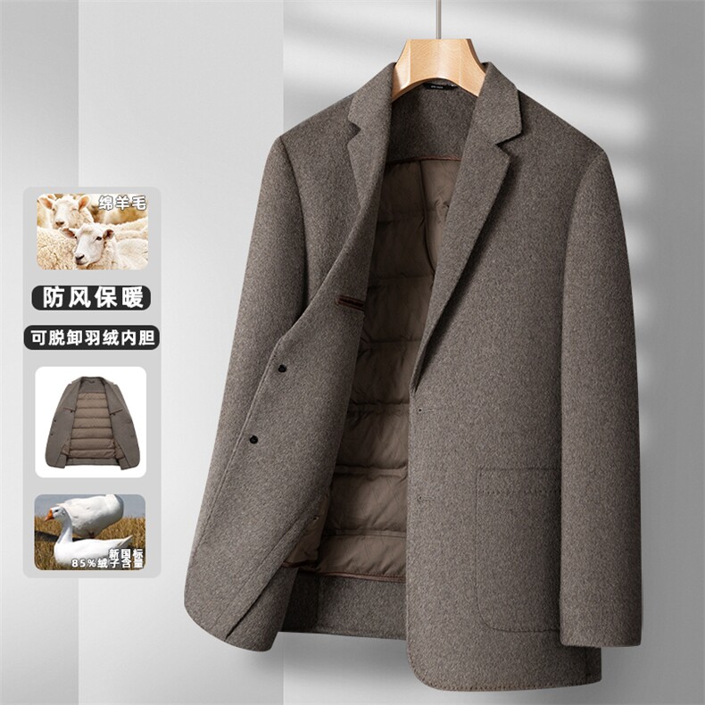 588-70可脱卸羽绒内胆五色小西服P330__i,男装西服,星座1409-3