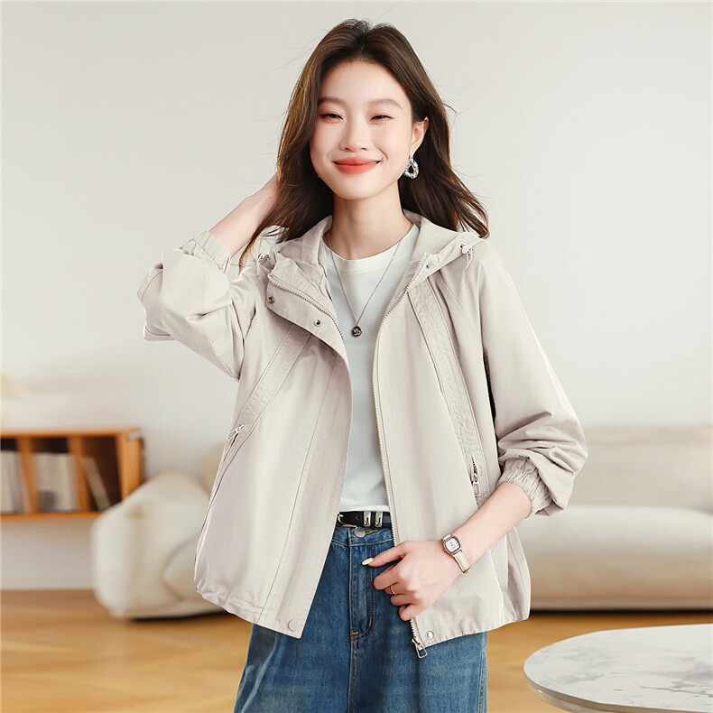 现货大货已出！！！2025秋季新款全棉外套女,女装皮衣,以桐