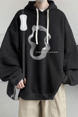 8XL连帽卫衣男大码胖子帽衫大号运动服WY2390-P35，男装卫衣，电商A040