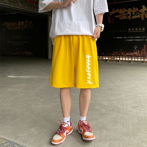 冰丝短裤男士大码宽松休闲五分裤男运动中裤 MK37399-P15图片