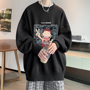 半高领毛衣男大码胖子针织衫毛线衣 M18392-P45 加绒款-P65图片