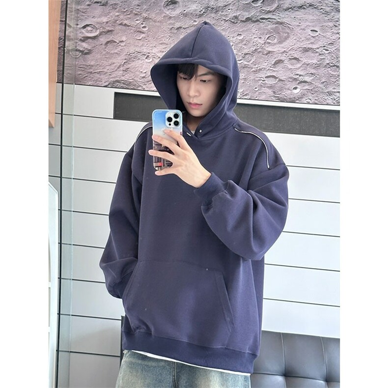 JY745-P53痞帅风重磅宽松百搭休闲卫衣,男装卫衣,星座1501-3