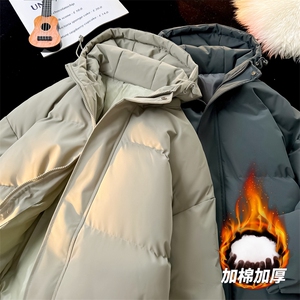 运动潮牌羽绒棉服冬季宽松加厚保暖棉衣连帽情侣外套MY8555-P60特图片