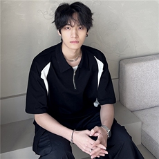 学院风拼接撞色POLO衫短袖T恤抗菌纯色可二开重磅上衣，男装T恤，电商C307