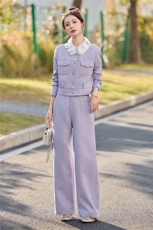 2026春季港风小香风新款淑女气质御姐炸街两件套套装，女装套装/套裙，伊仟回