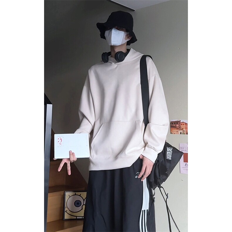 潮流麂皮绒连帽九色卫衣大码宽松休闲内搭W4613-P35【特价】,男装卫衣,电商A007