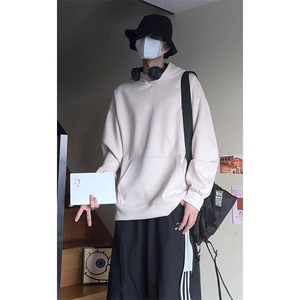 潮流麂皮绒连帽九色卫衣大码宽松休闲内搭W4613-P35【特价】图片