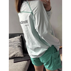 美式高街解构工艺速干长袖T恤男女款防晒罩衫户外运动潮牌骑行服，男装防晒衣，电商A443