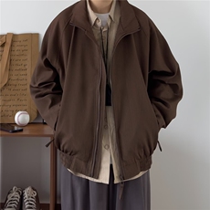 2026新款日系冬季美拉德立领宽松口袋面包服插肩袖保暖棉服外套，男装棉衣，星座506A