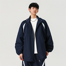 夏季户外撞色拼接UPF50+防晒服防泼水连帽外套A406F6326特P55，男装防晒衣，星座309（原A406）