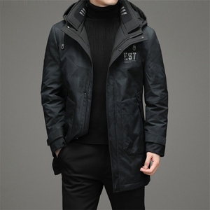 F711秋冬新款2023年男士休闲羽绒服加厚保暖夹克外套P235图片
