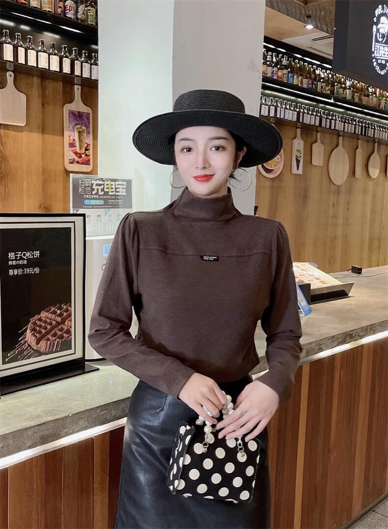 韩版加绒加厚小衫，其它，米娜·丹怡