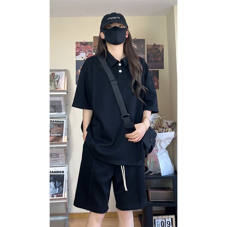 夏季POLO衫设计感运动套装T3632特P30控58/DK8606特P25控48图片