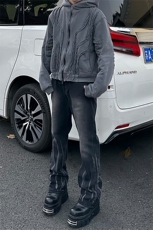 美式ins高街hiphop微喇扎染牛仔裤货号K2313P55控78，男装牛仔裤，电商A063