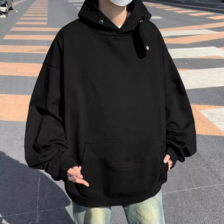 秋冬款欧美潮牌卫衣男潮高级感连帽美式高街解构外套情侣W08，女装短外套，星座1116A-1（原606A）