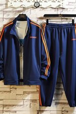 TZ07-P115秋冬日系运动中性男女套装男休闲宽松大码两件套，男装套装，电商B369（原A024）