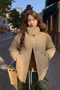立领  短款90绒 羽绒服   冬季 新款-p295-k398图片