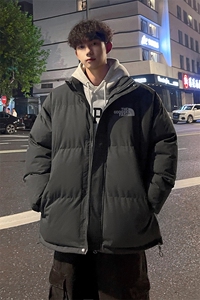 外景冬季加厚面包服男潮高街宽松保暖棉衣百搭立领外套MF9395/P90图片