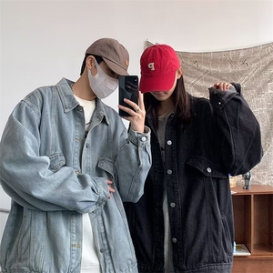 春秋外套男潮牌宽松ins高街hiphop休闲夹克韩版潮流上图片