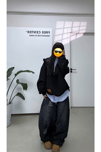 视频截图慎用!图片只做展示大货已到美式大V领连帽卫衣WY78069P68图片