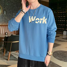 现货2026秋季新款潮流字母印花男士休闲套头卫衣1210-2-F028-P15，男装卫衣，星座1816-2（原1210–2）