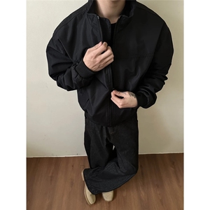 三防廓形结构设计宽松短宽飞行员休闲夹克男女W6703-P62图片