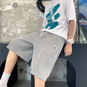 2025夏潮ins休闲卫裤男时尚五分短裤A061-XDK6006-P35图片